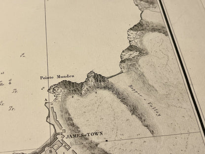 Carte Sainte-Helene Napoleon