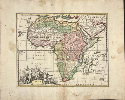 Carte ancienne Afrique