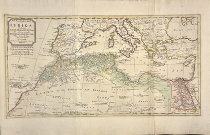 Carte ancienne Afrique du Nord