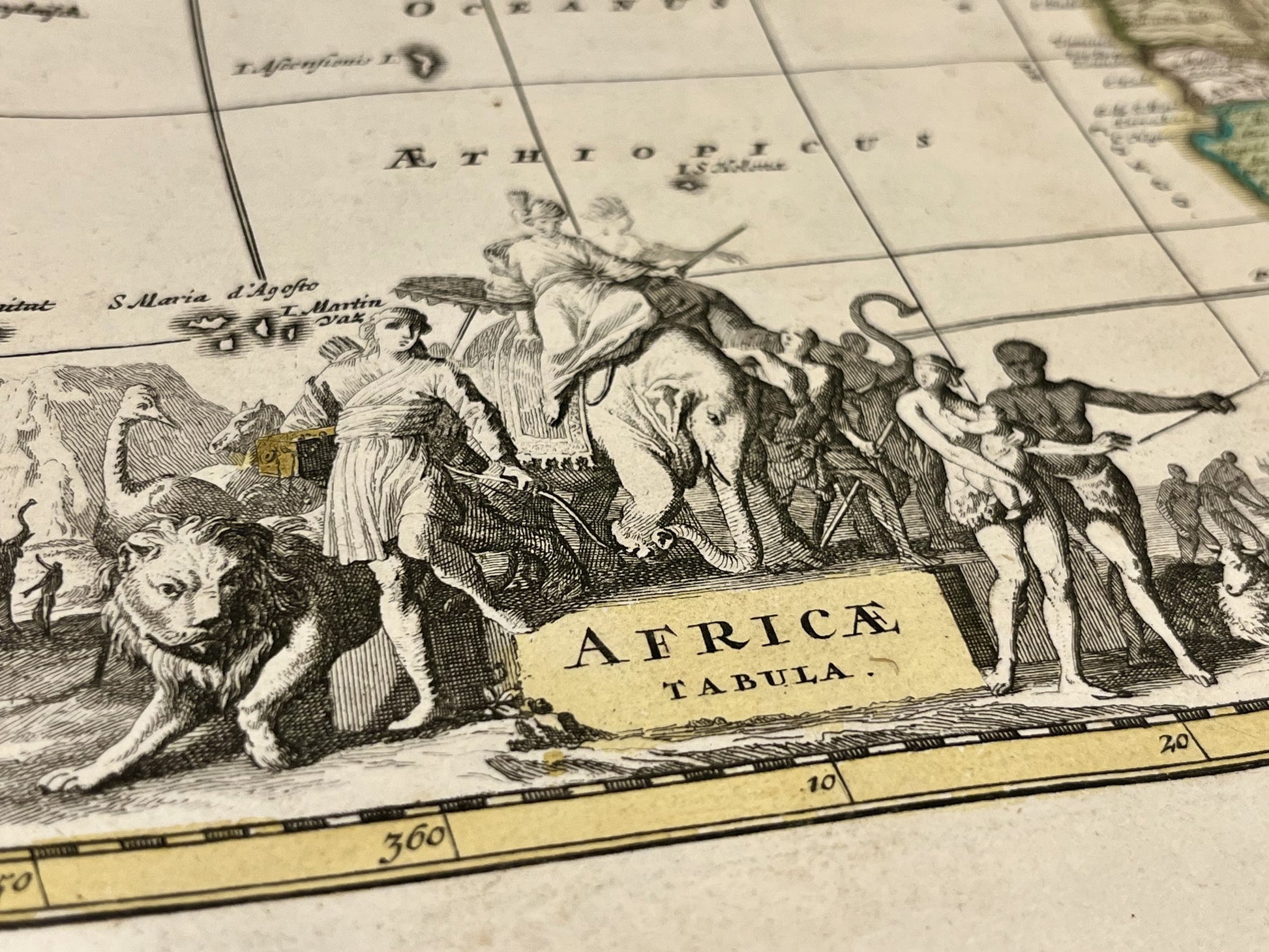 Carte ancienne Afrique par Christoph Weigel