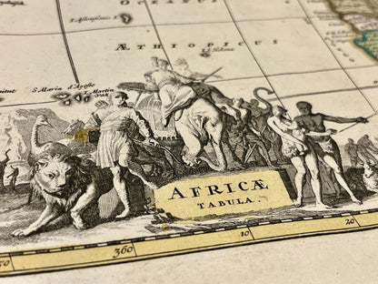 Carte ancienne Afrique par Christoph Weigel