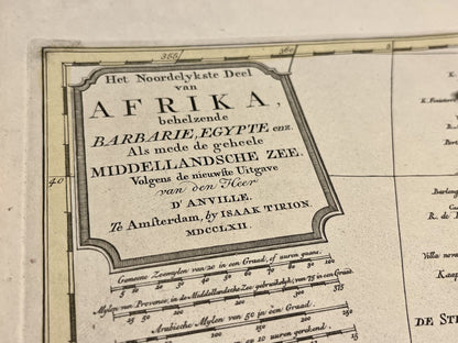 Carte ancienne Afrique par d Anville