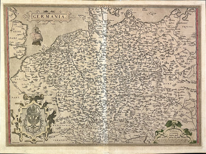 Carte ancienne Allemagne par Ortelius