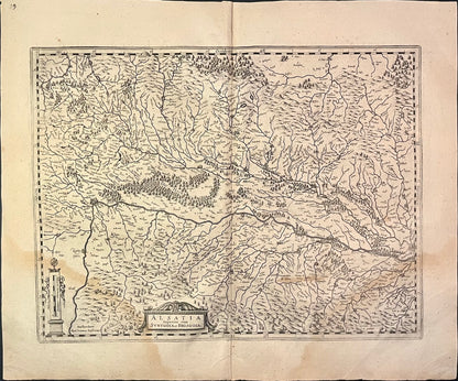 Carte ancienne Alsace par Janssonius