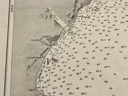 Carte ancienne Altea Espagne