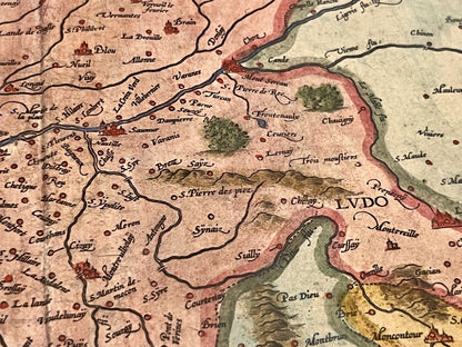 Carte ancienne Anjou