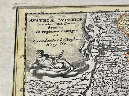 Carte ancienne Autriche par Christoph Weigel