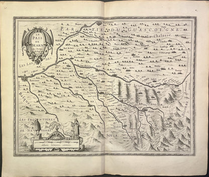 Carte ancienne Bearn