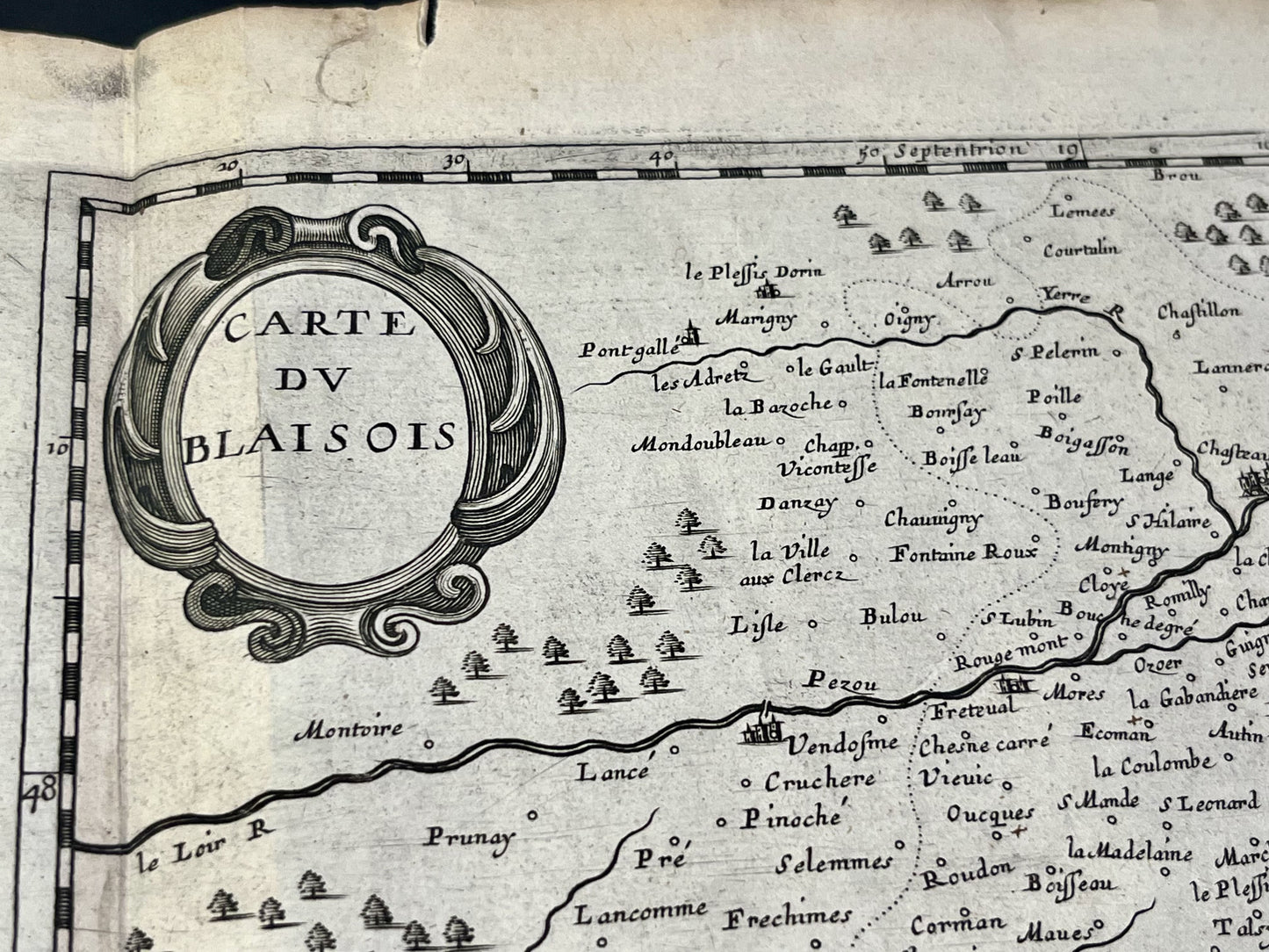 Carte ancienne Blesois