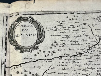 Carte ancienne Blesois