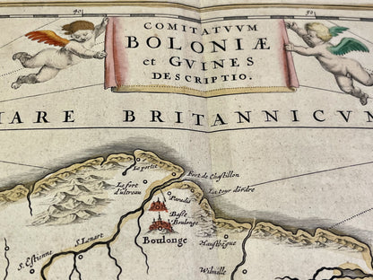 Carte ancienne Boulogne-sur-Mer