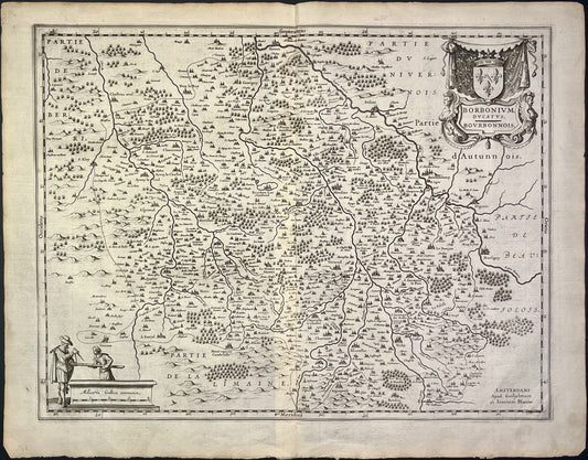 Carte ancienne Bourbonnais