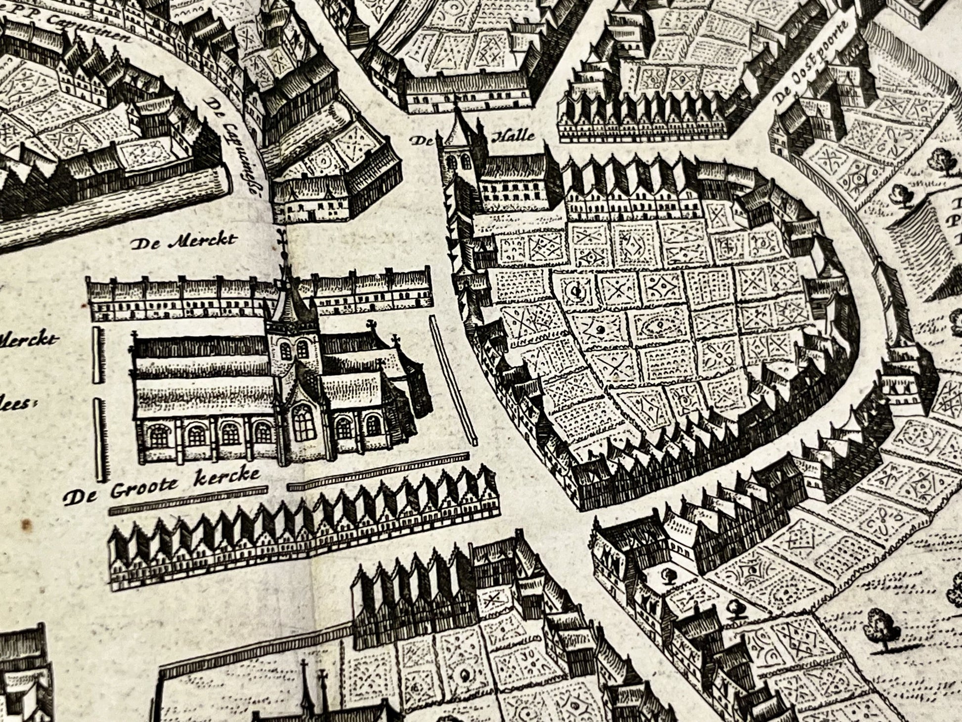 Carte ancienne Bourbourg Nord