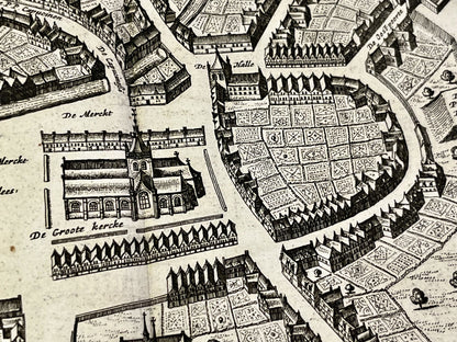 Carte ancienne Bourbourg Nord