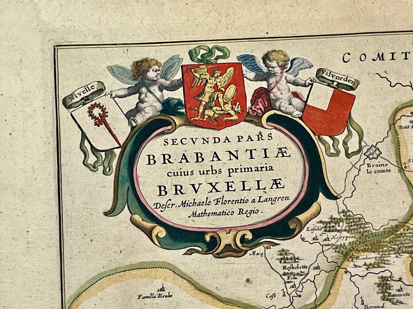 Carte ancienne Brabant par Willem Blaeu