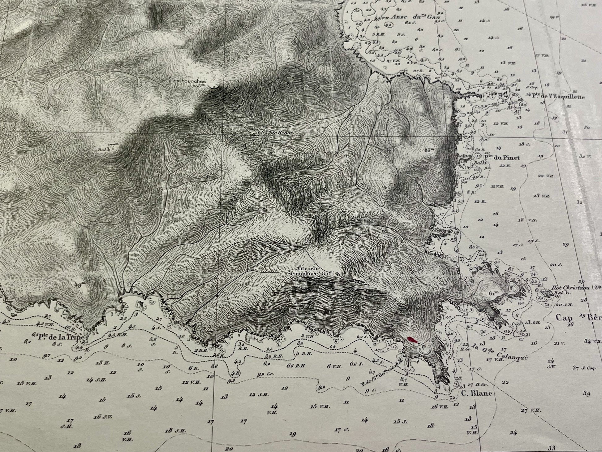 Carte ancienne Cap Benat