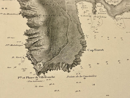 Carte ancienne Cap Ferret