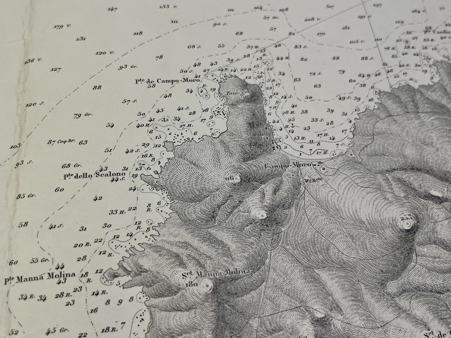 Carte ancienne Cap Muro