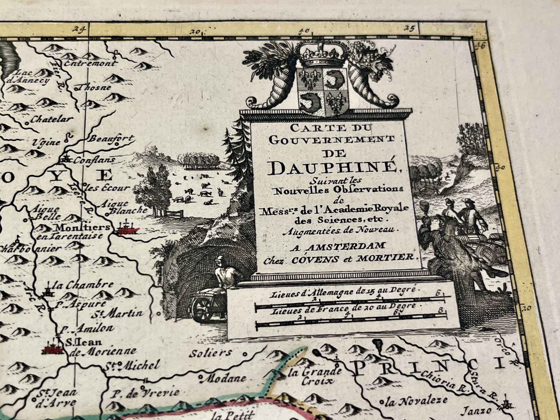 Carte ancienne Dauphine par Van der Aa