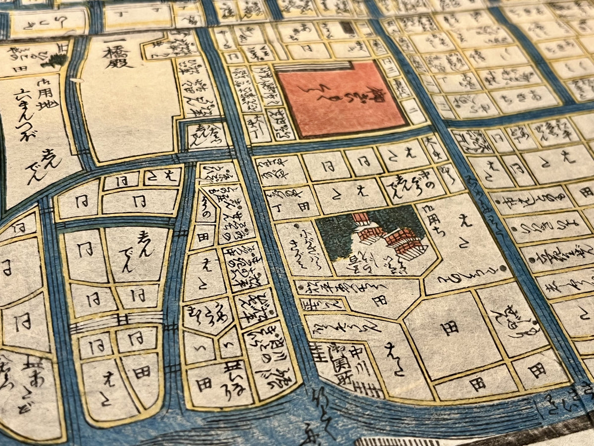 Carte ancienne Edo