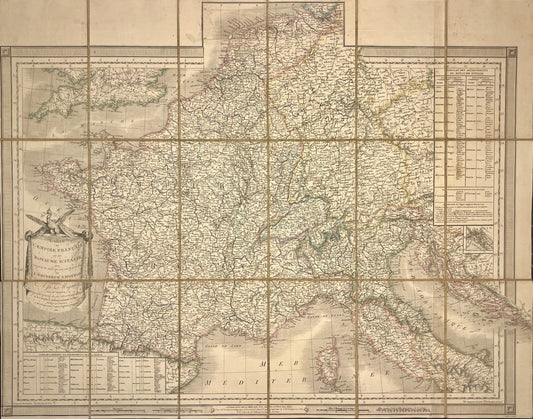 Carte ancienne Empire francais