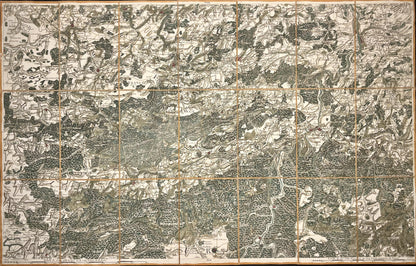 Carte ancienne Givet Dinan Chimay par Comte de Ferraris