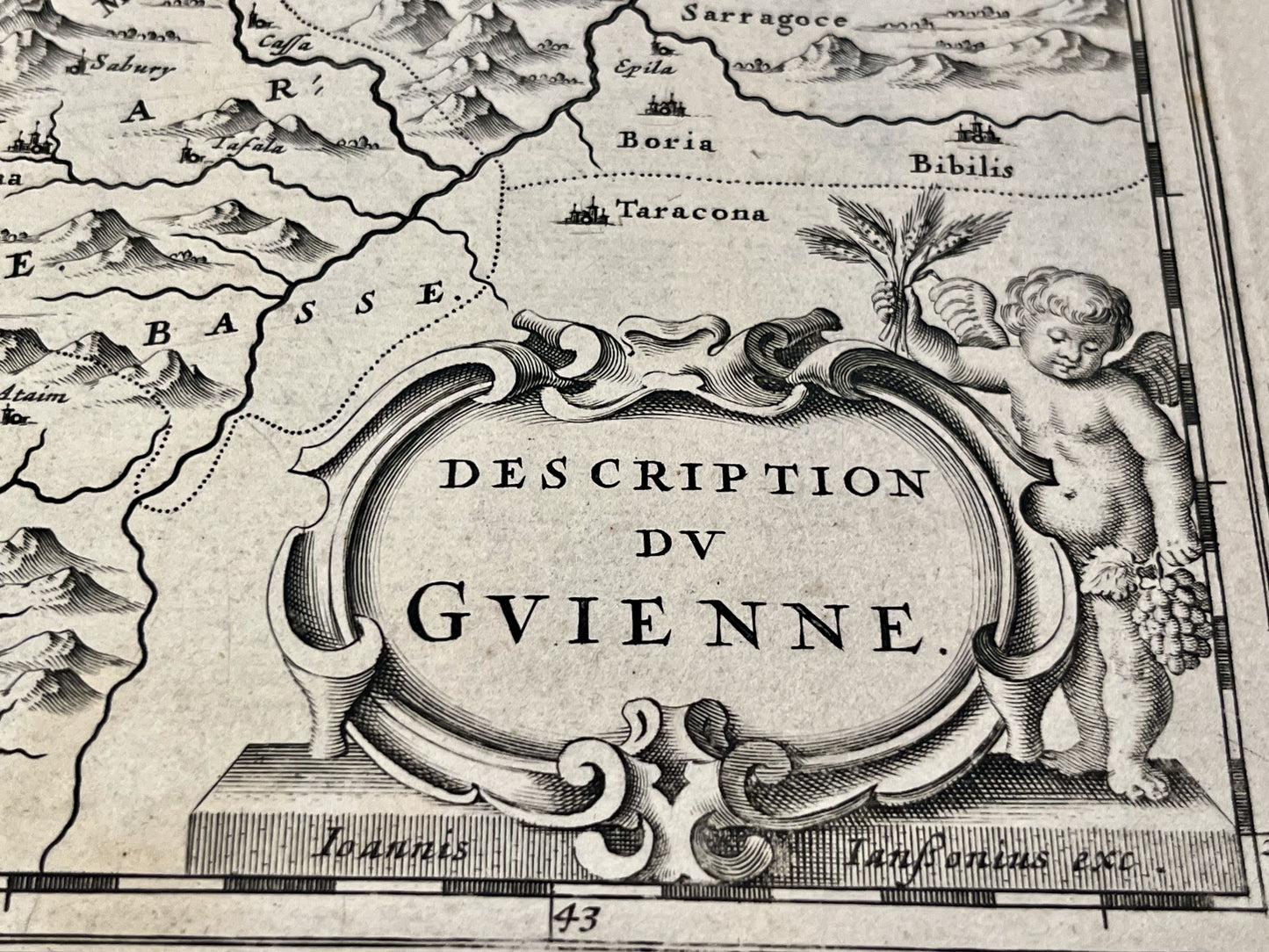 Carte ancienne Guyenne