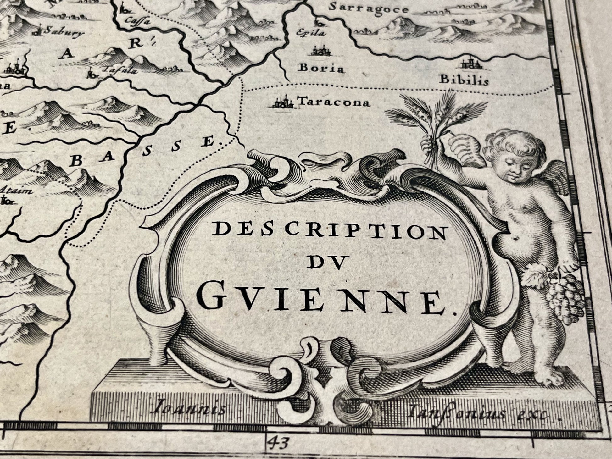 Carte ancienne Guyenne