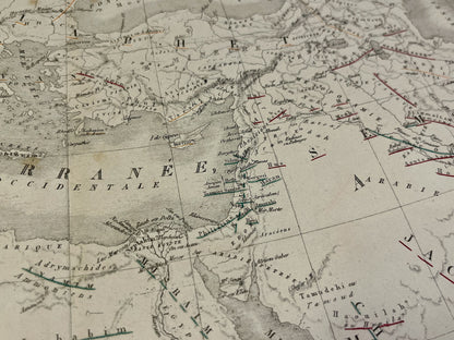 Carte ancienne Hebreux