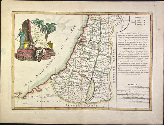 Carte ancienne Israel