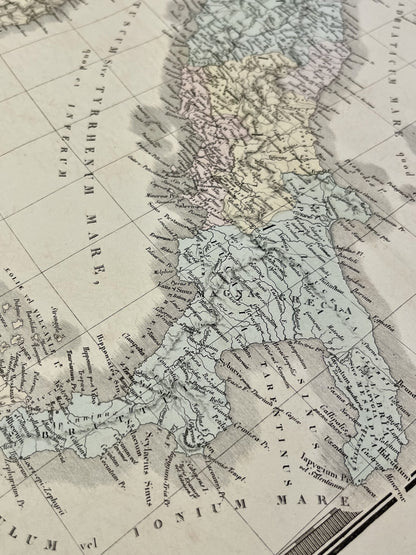 Carte ancienne Italie durant Antiquite