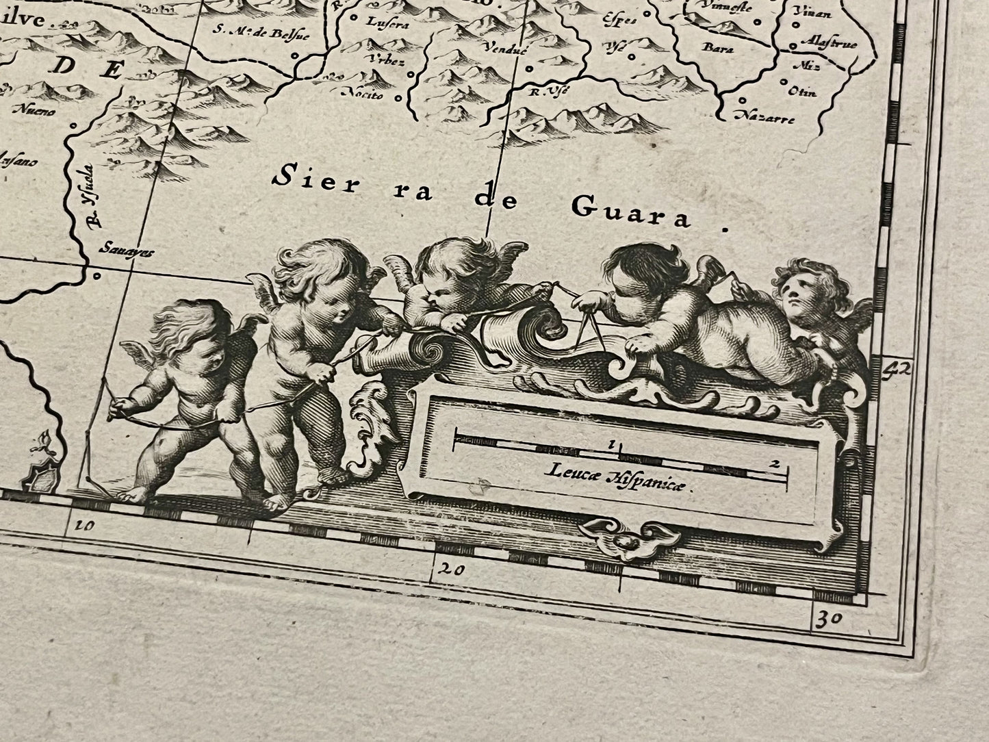 Carte ancienne Jaca par Schenk et Valk