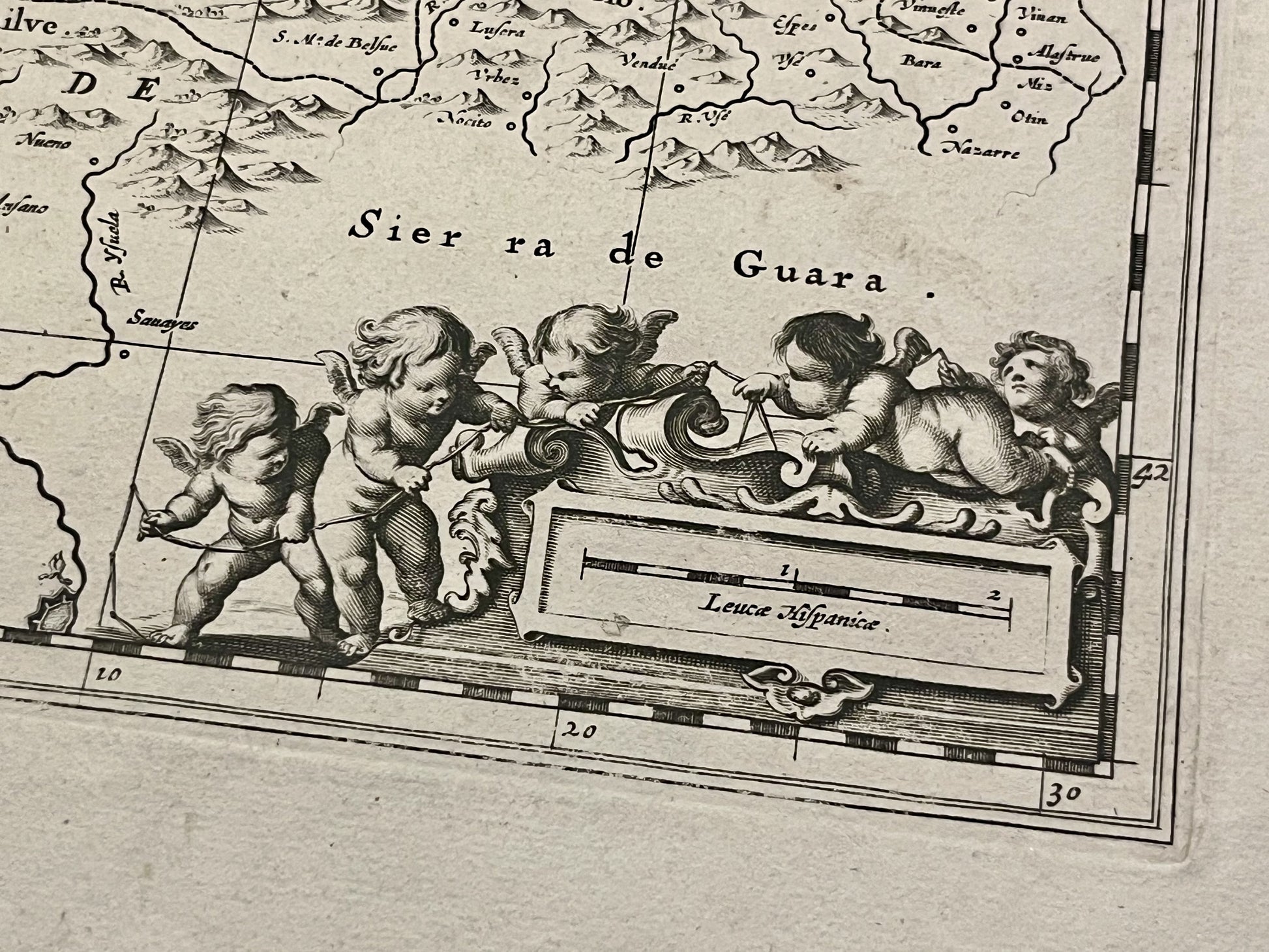 Carte ancienne Jaca par Schenk et Valk