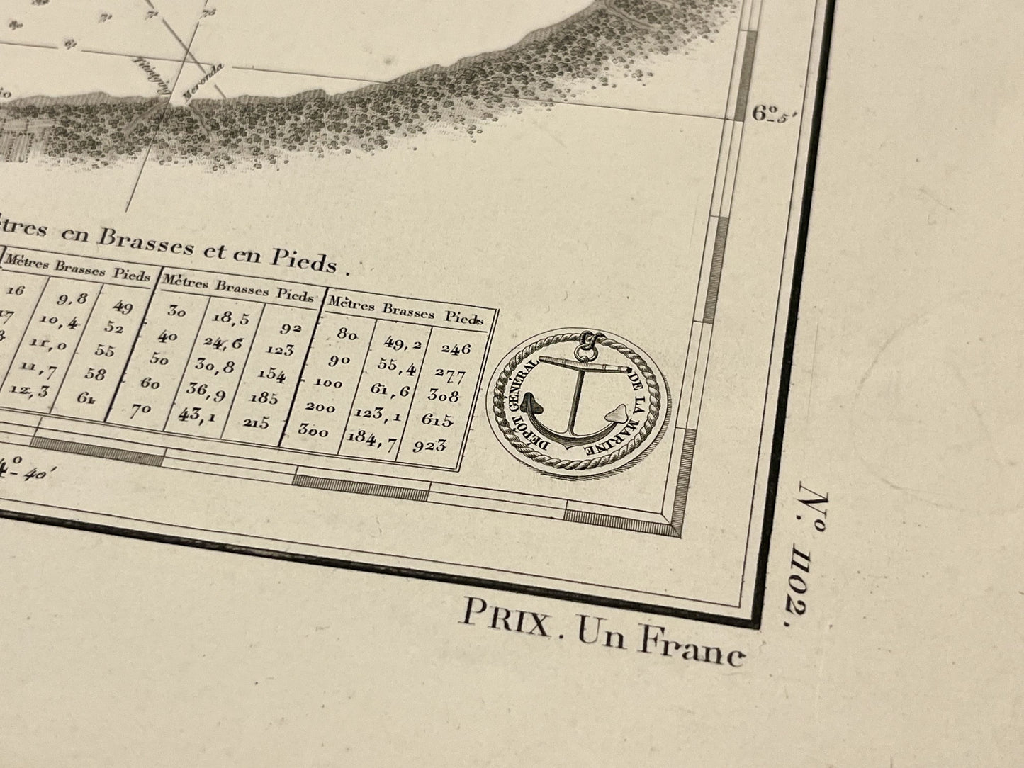 Carte ancienne Jakarta par le Depot de la Marine