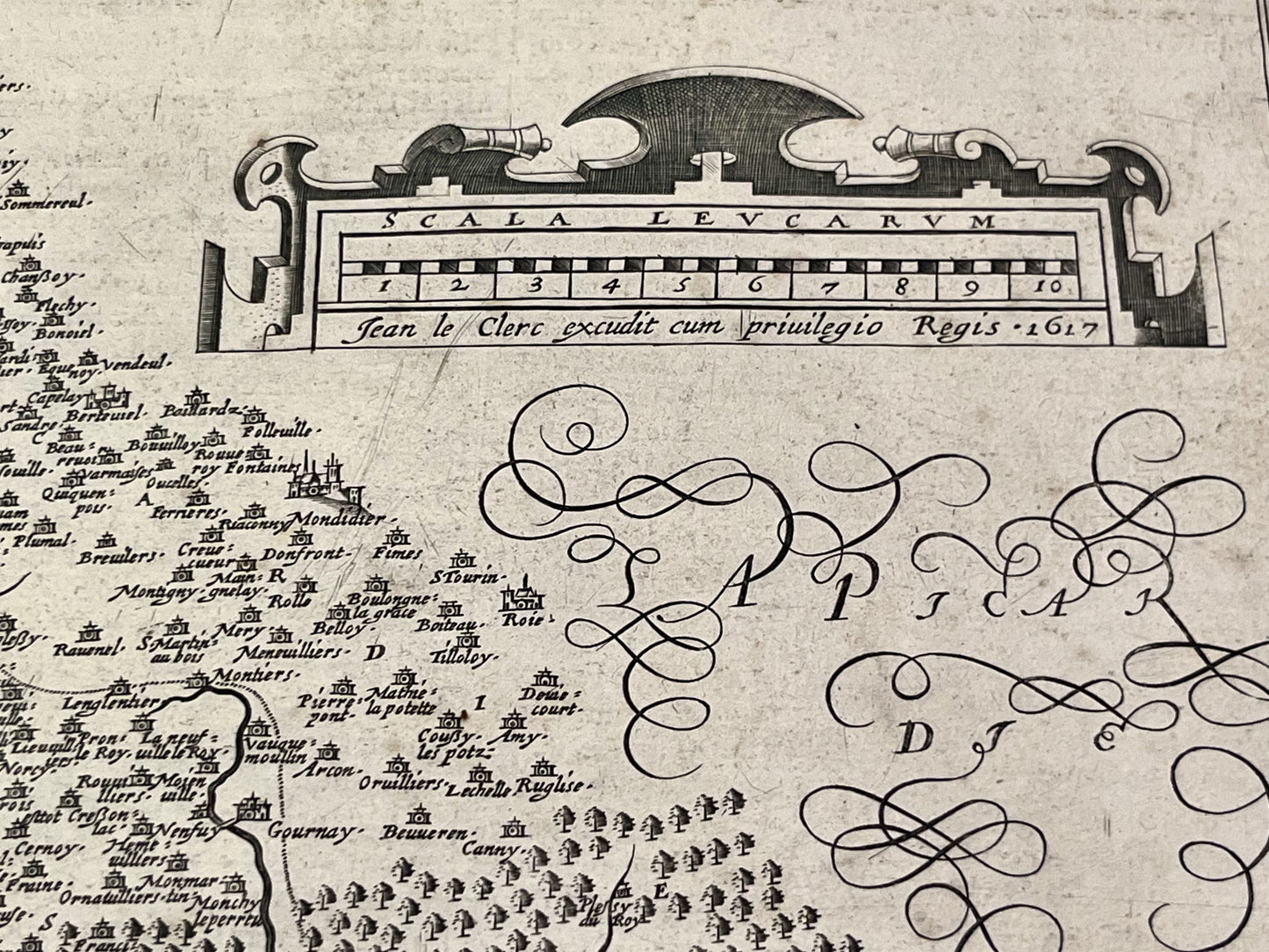 Carte ancienne Jean Leclerc excudit