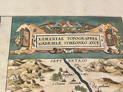 Carte ancienne Limagne Auvergne