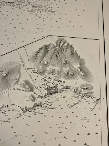 Carte ancienne Lloret de Mar