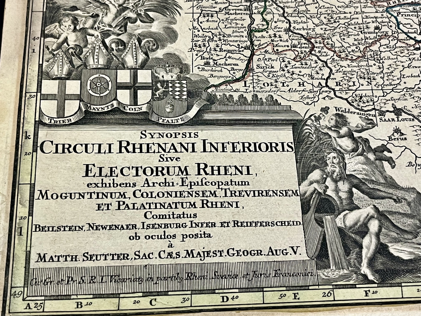 Carte ancienne Matthias Seutter