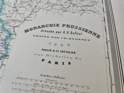 Carte ancienne Monarchie Prussienne