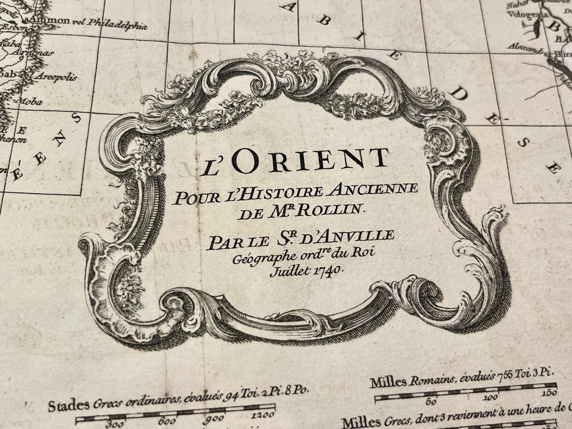 Carte ancienne Orient par Anville