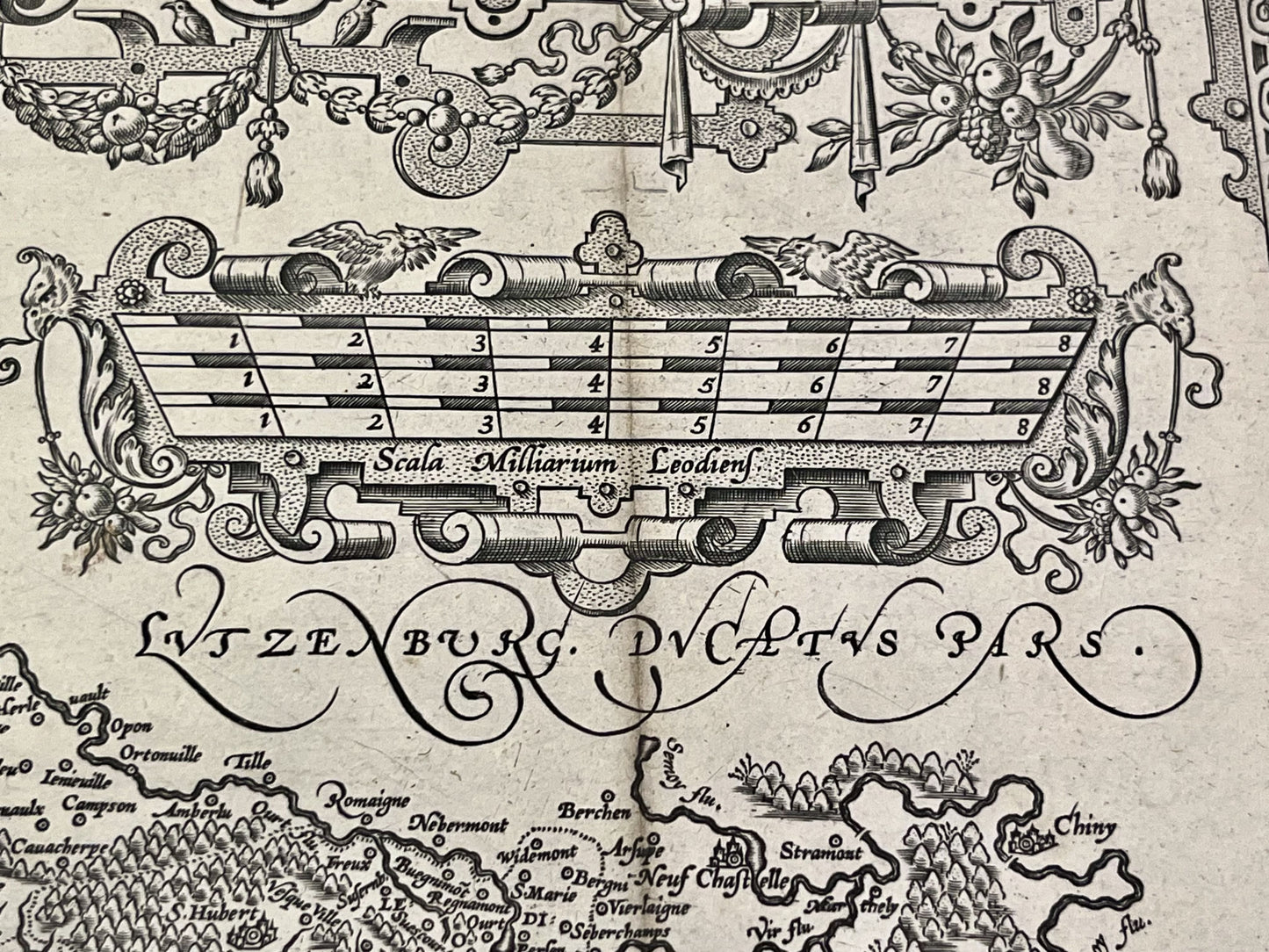 Carte ancienne Ortelius Liege