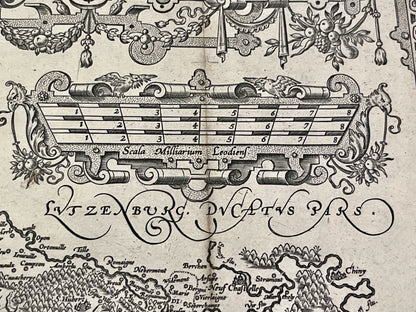 Carte ancienne Ortelius Liege