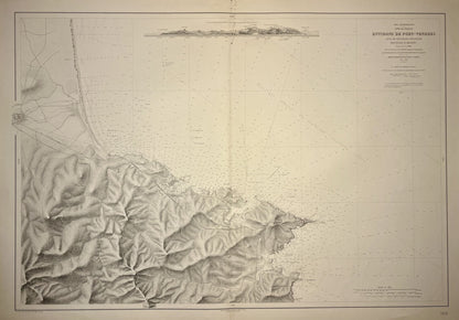 Carte ancienne Port-Vendres Pyrenees