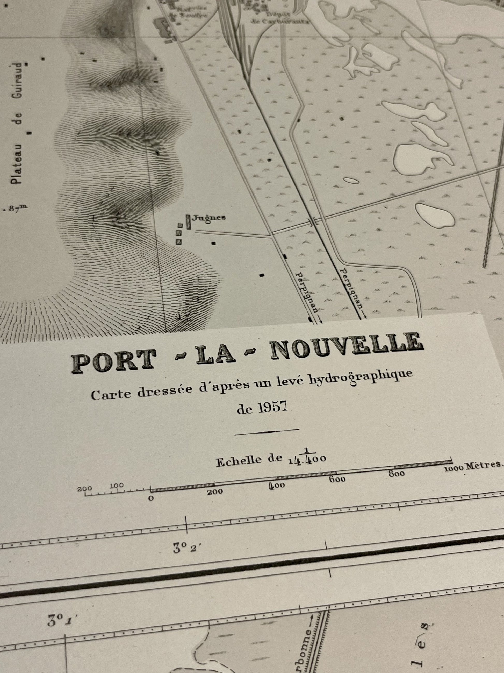 Carte ancienne Port-la-Nouvelle