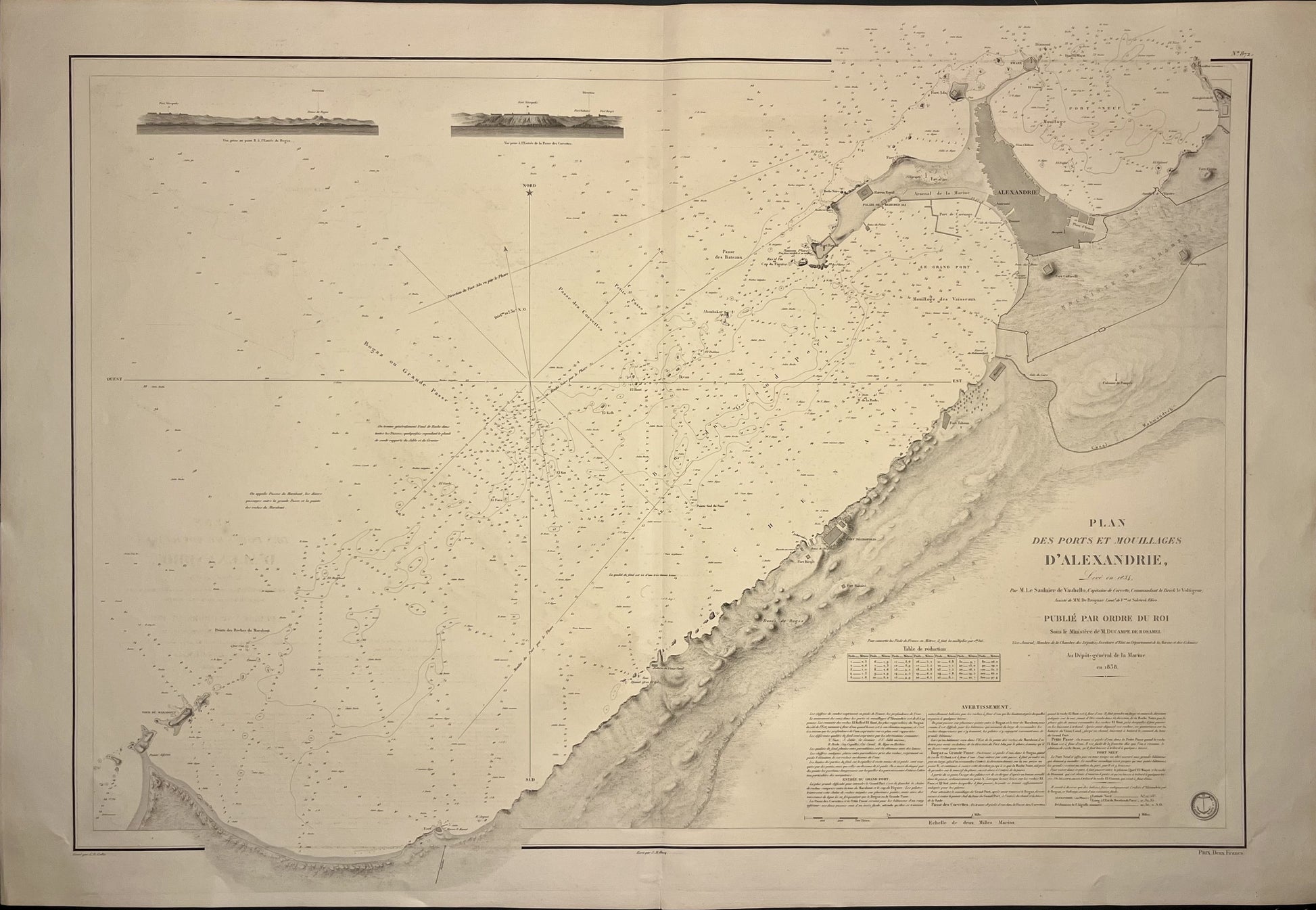 Carte ancienne Port Alexandrie
