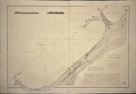 Carte ancienne Port Alexandrie