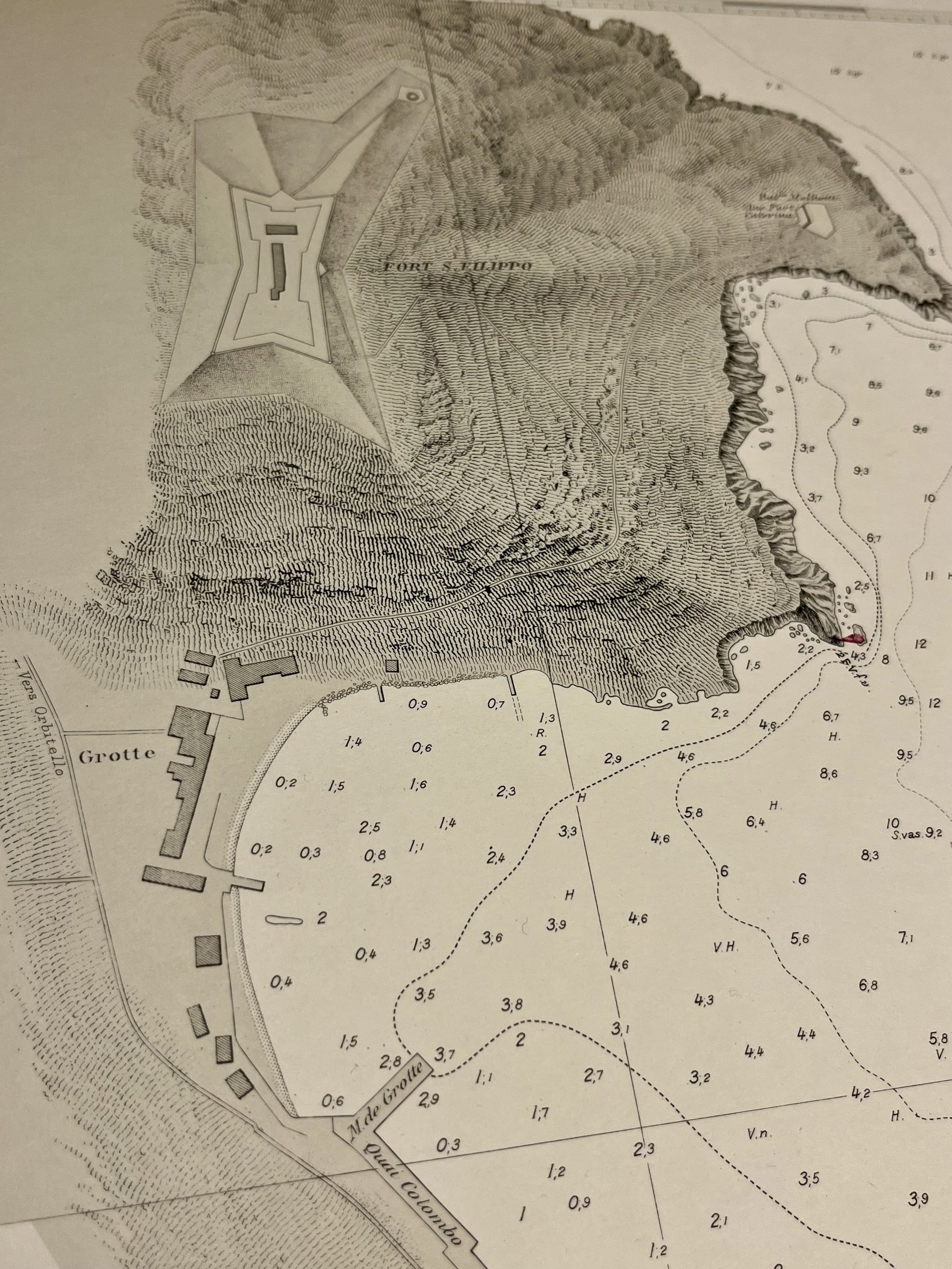 Carte ancienne Porto Ercole Toscane