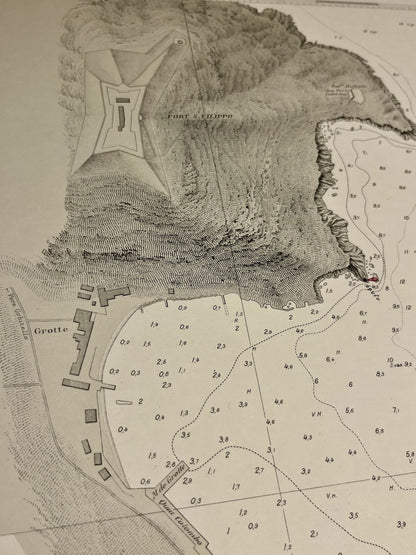 Carte ancienne Porto Ercole Toscane