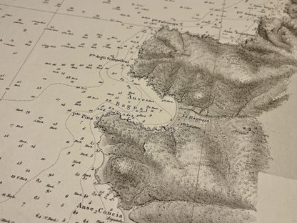 Carte ancienne Portoferraio Italie