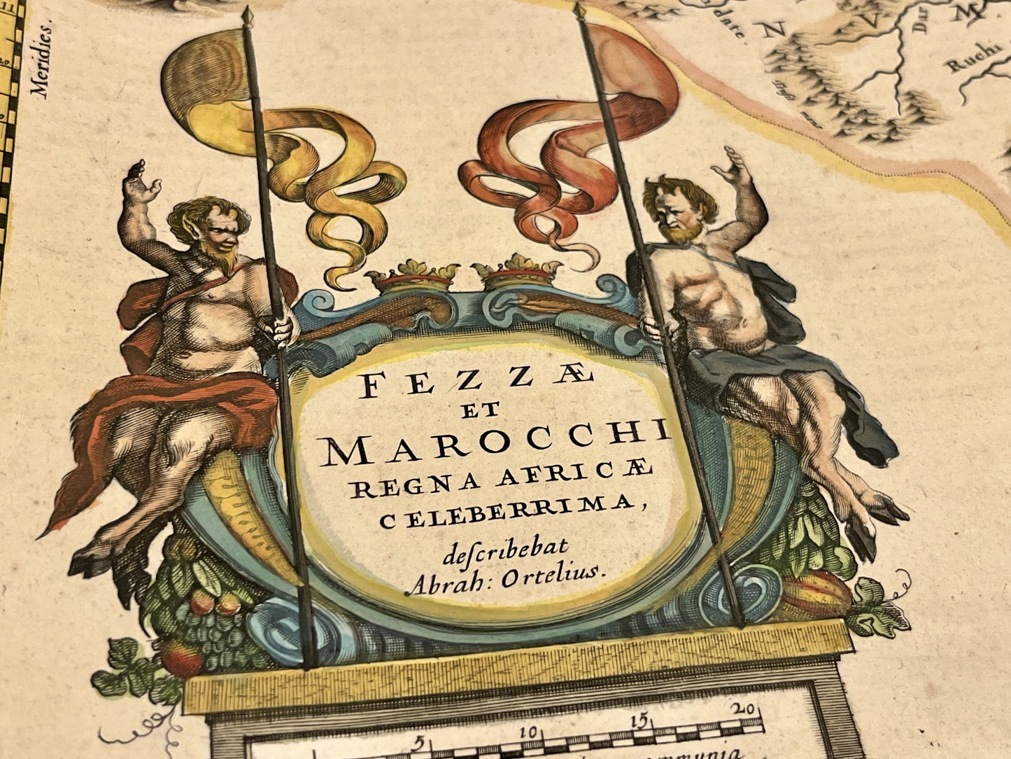 Carte ancienne Royaumes Fes et Marrakech